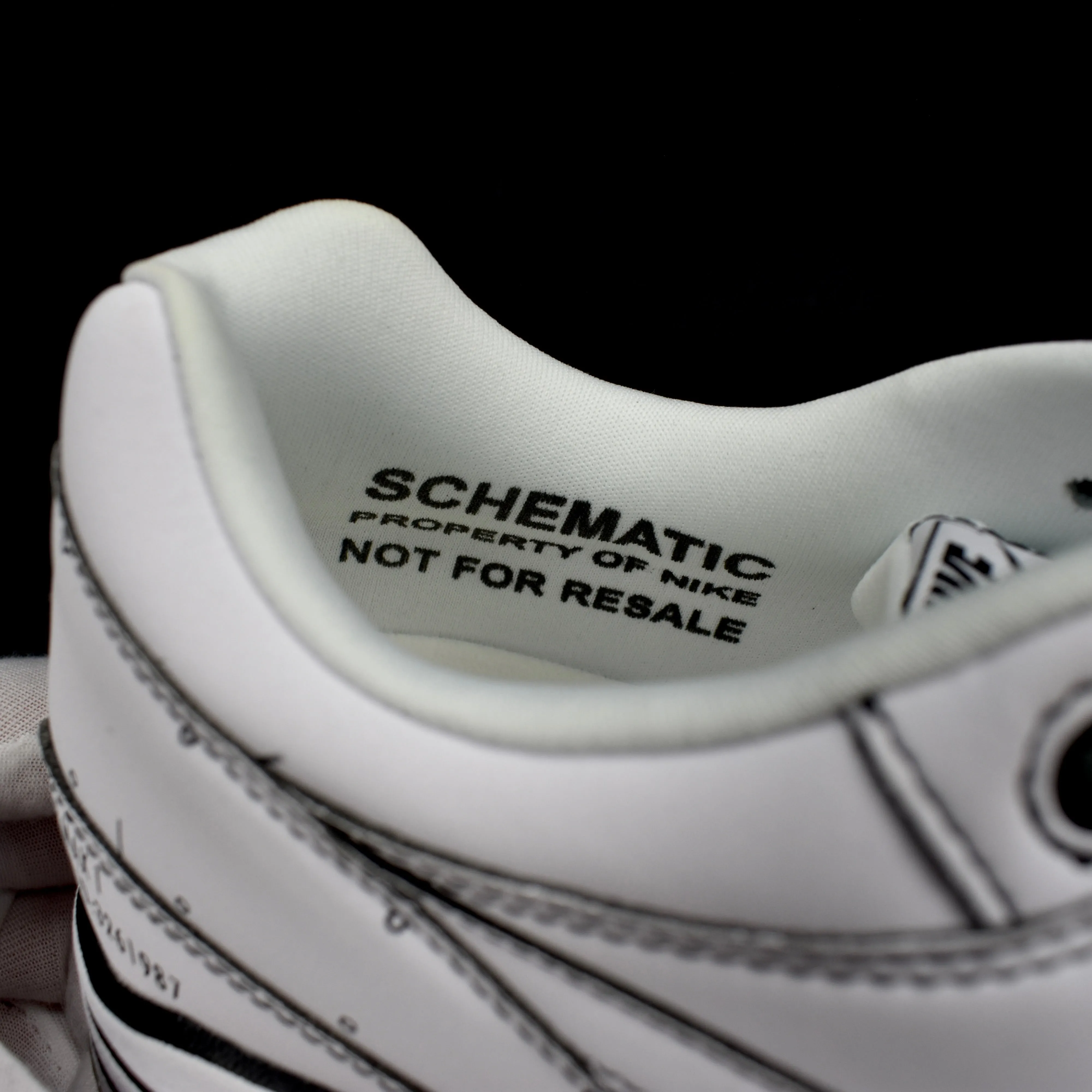 Nike - Air Max 1 Sketch to Shelf 'Schematic' (White)
