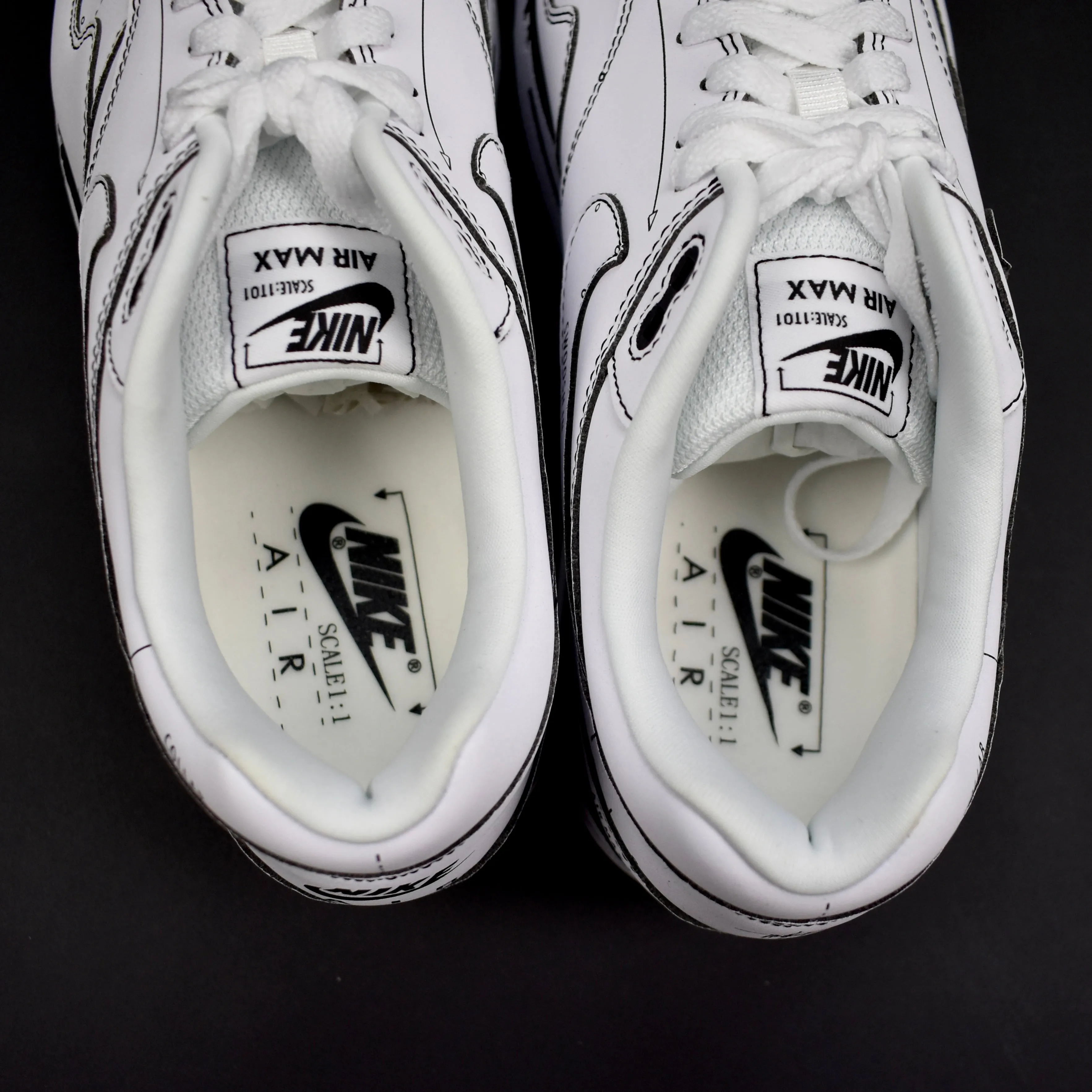 Nike - Air Max 1 Sketch to Shelf 'Schematic' (White)