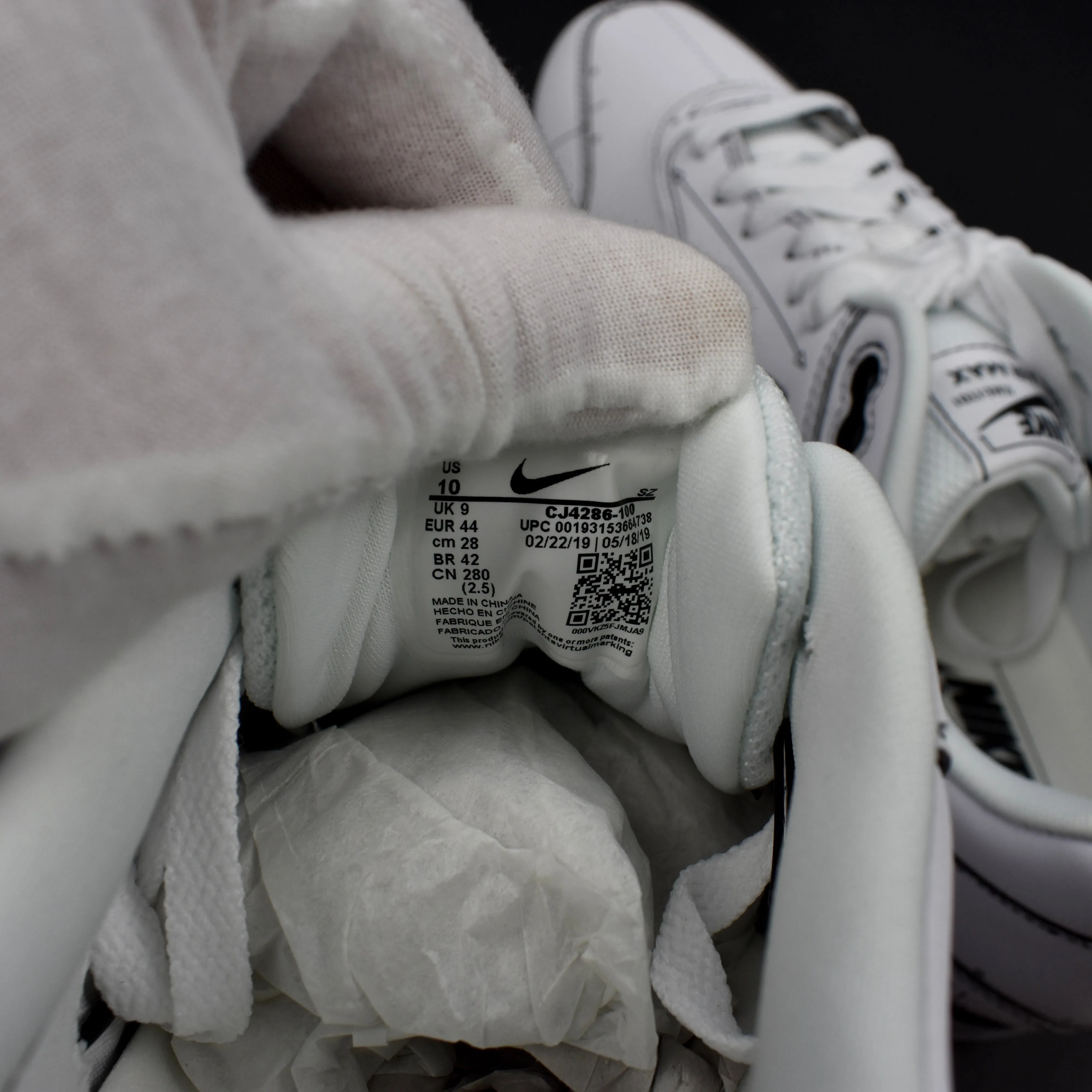 Nike - Air Max 1 Sketch to Shelf 'Schematic' (White)