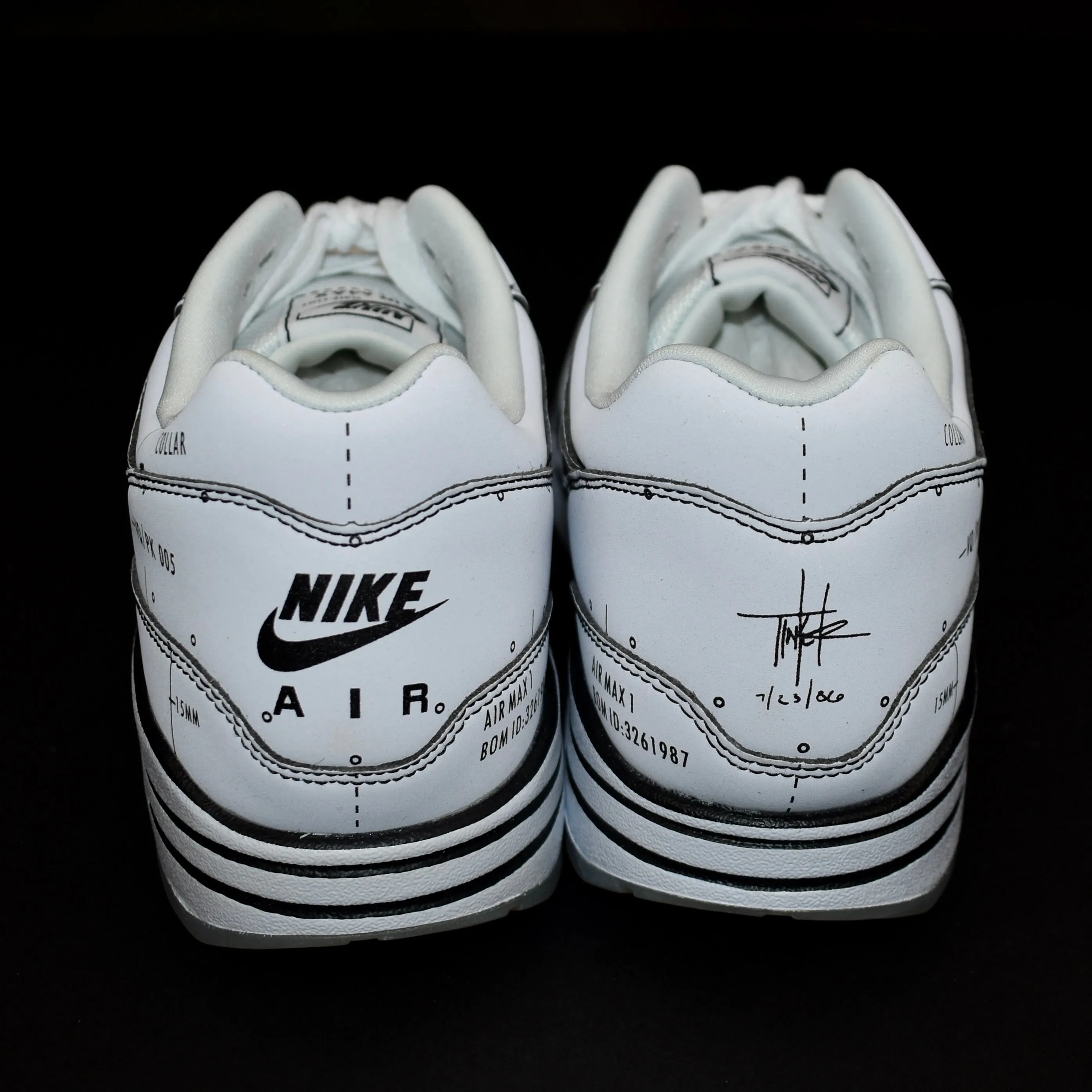 Nike - Air Max 1 Sketch to Shelf 'Schematic' (White)