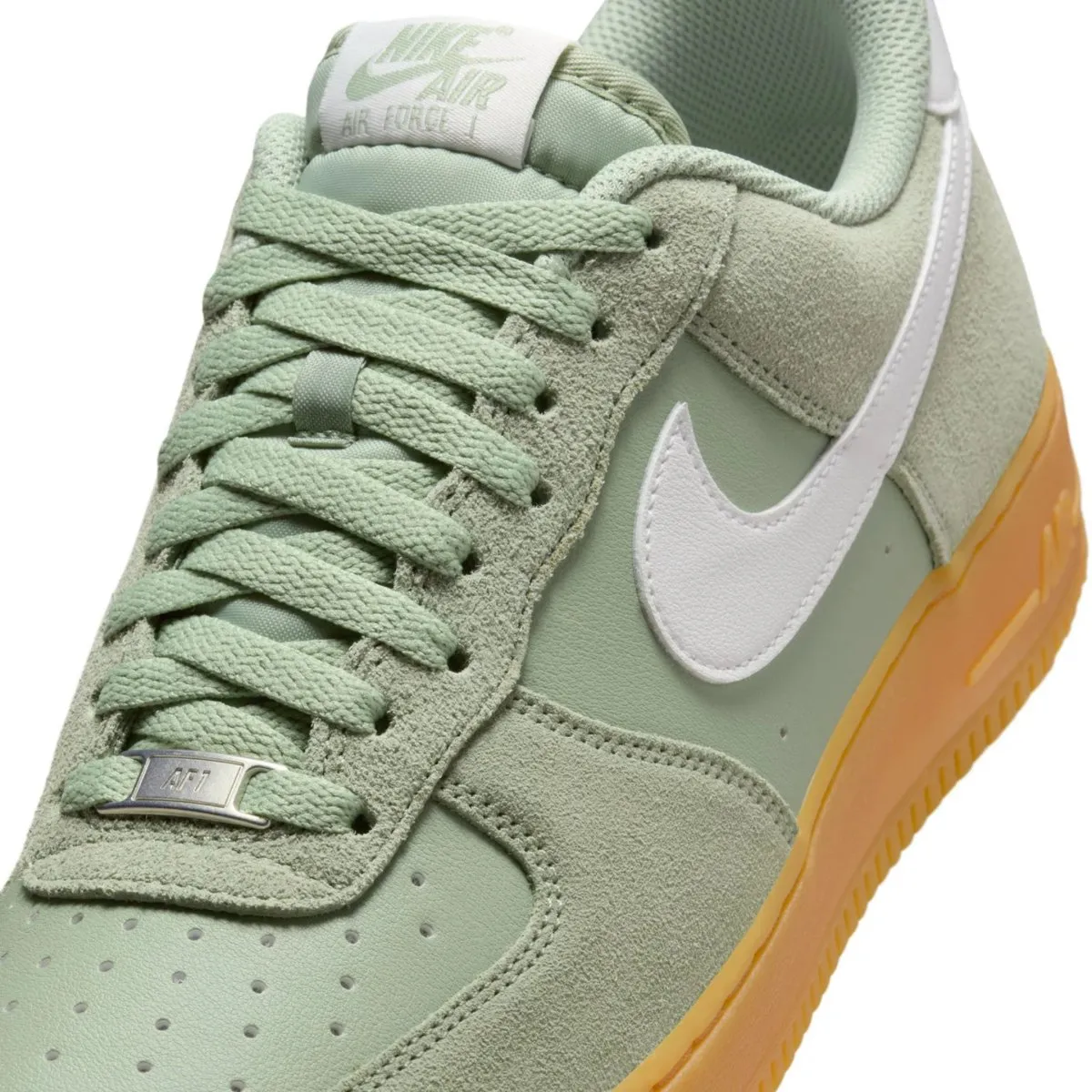 Nike Men's Air Force 1 '07 LV8 Jade Horizon/Gum Light Brown/Summit White
