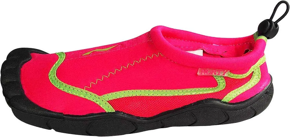 Norty Womens 5 Toe Water Shoe 41193 Fuchsia