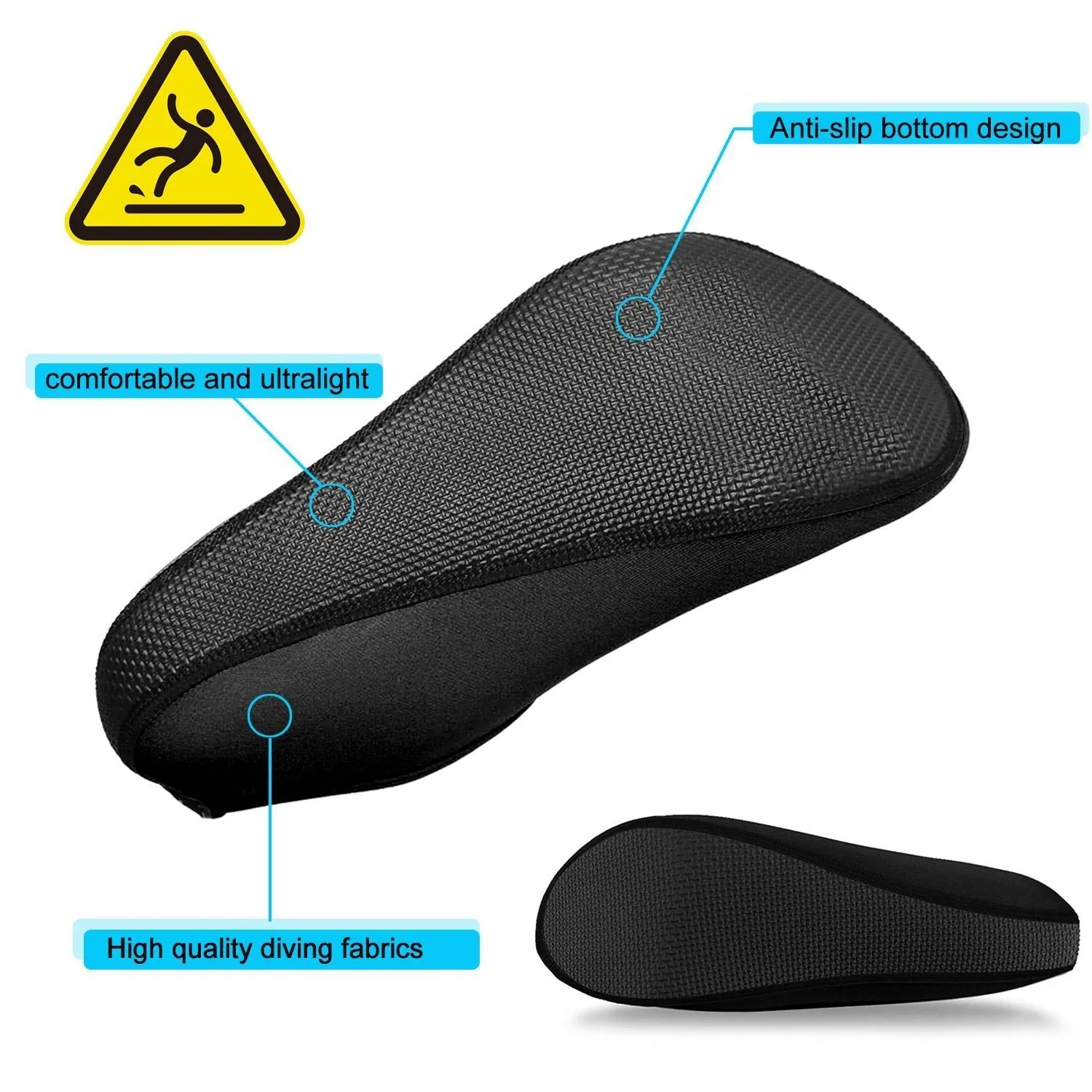 Odoland Men Women Water Skin Shoes