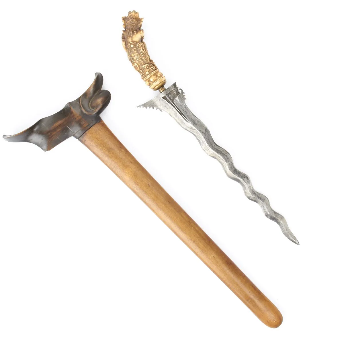 Original Indonesian Dutch East Indies Kris Dagger Circa 1850