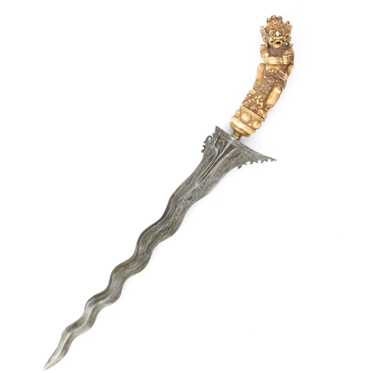 Original Indonesian Dutch East Indies Kris Dagger Circa 1850