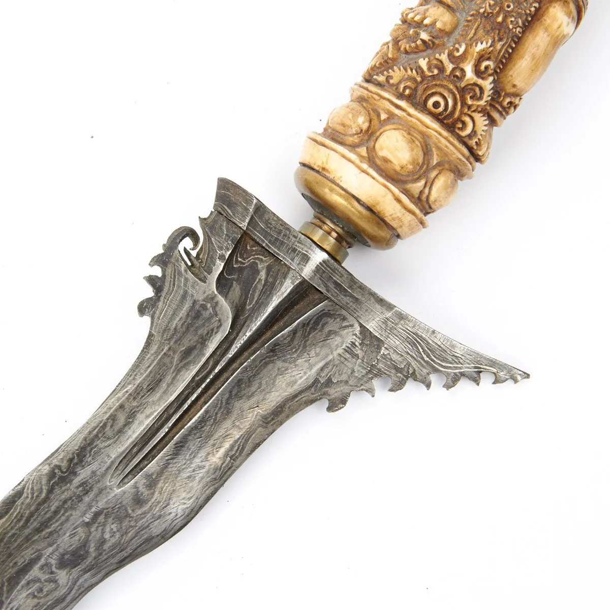 Original Indonesian Dutch East Indies Kris Dagger Circa 1850