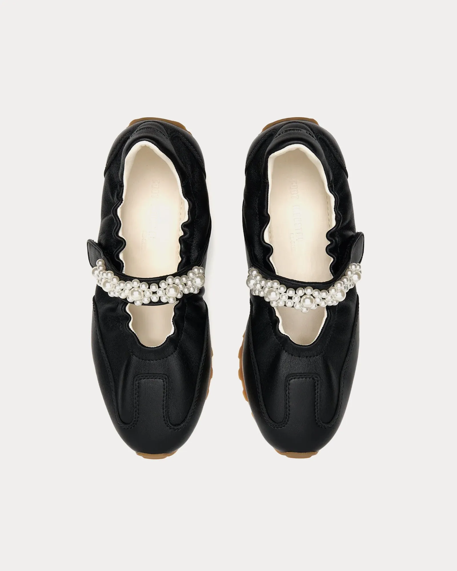 Pearl Mary Jane Runner Anthracite Slip On Sneakers