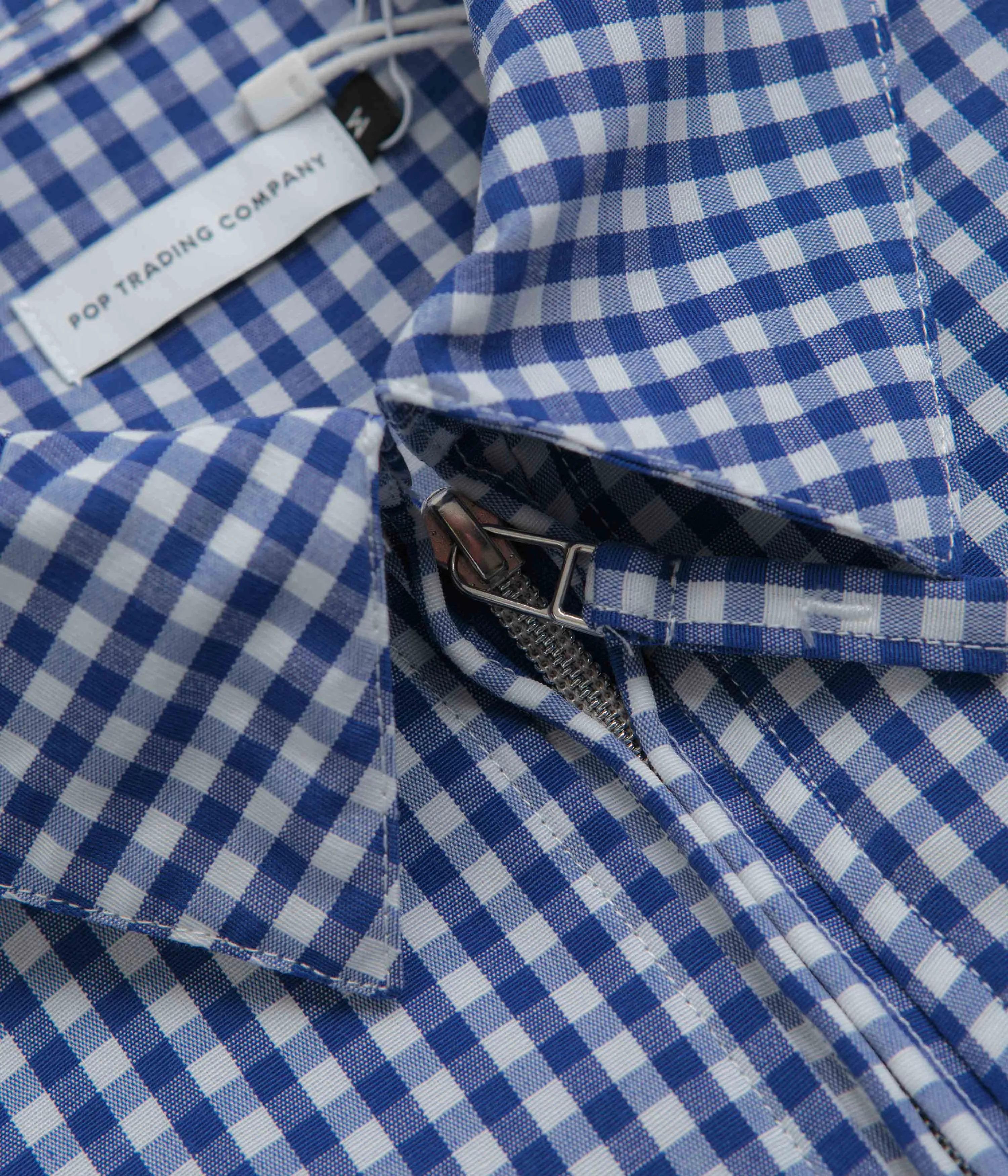 Pop Trading Company Checked Boxer Overshirt - Checked