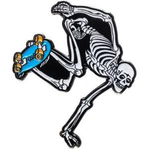 Powell Peralta Glow In The Dark Skateboarding Skeleton 3 Lapel Pin