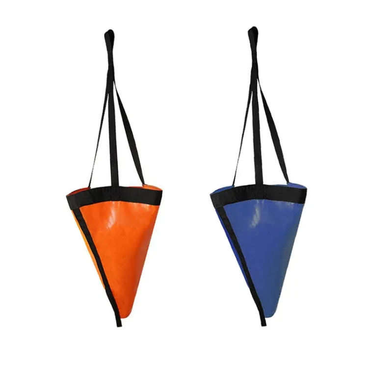 PVC Traction Drift Brake Fishing Sea Anchor, Size: 24 inch Blue