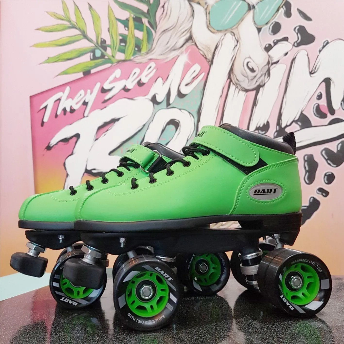 Riedell Dart Green Roller Skates *Last Pairs*