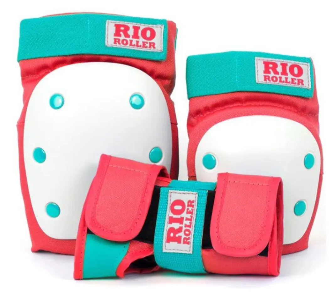 Rio Roller Triple Pad Set - Red/Mint