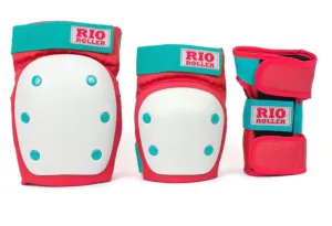 Rio Roller Triple Pad Set - Red/Mint