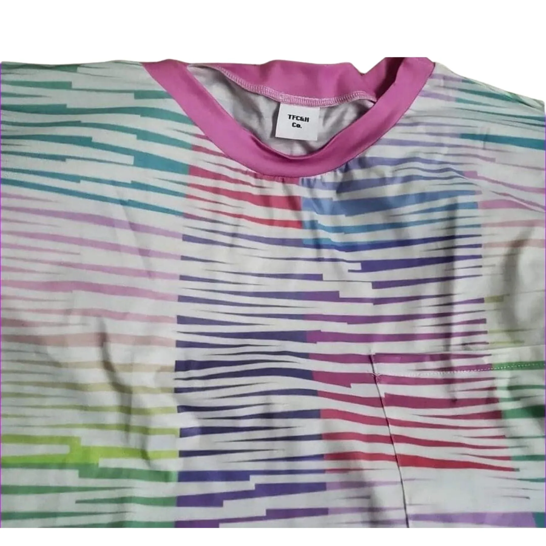 Scribbled Women's & Plus Size Kids Drop Shoulder T-shirt Shorts Set