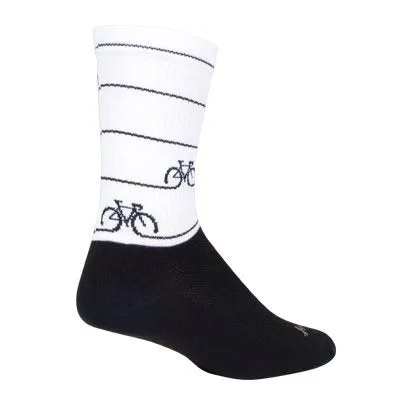 SockGuy Cyclepath 6" Crew Bike Sock