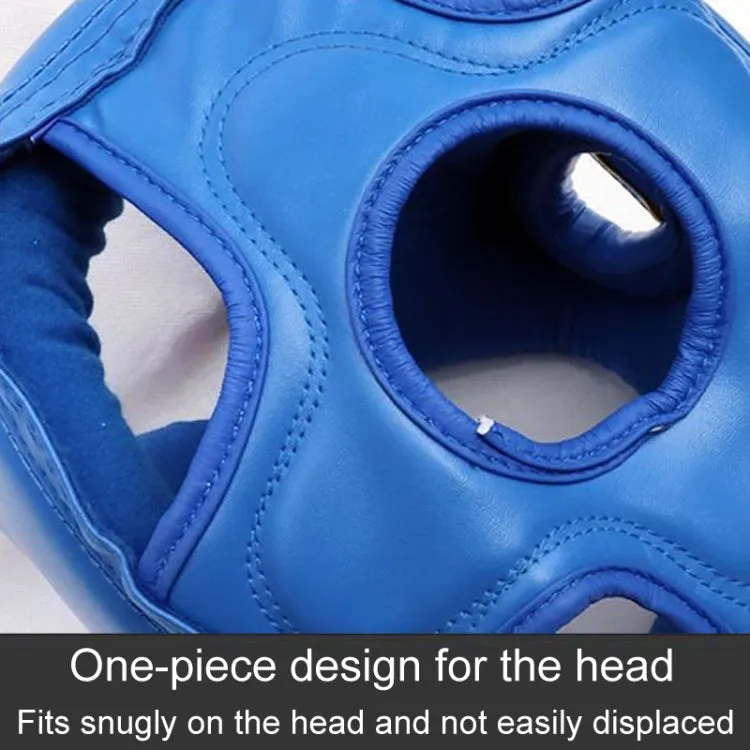 Sparring Boxing Helmet Thai Combat Competition Heads Protection Cover, Size: S(Red With Mask)