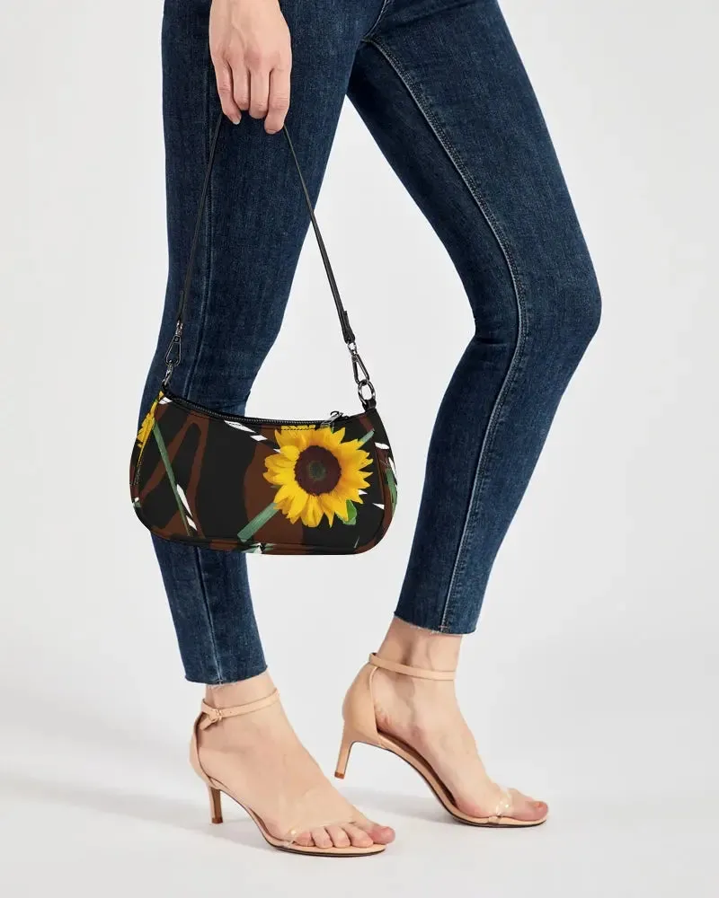 Sunflower Wild Petite Canvas Pouch