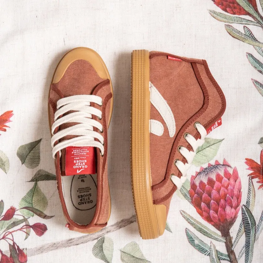 TAYLOR ORGANIC SNEAKER ALTROSE WASHED