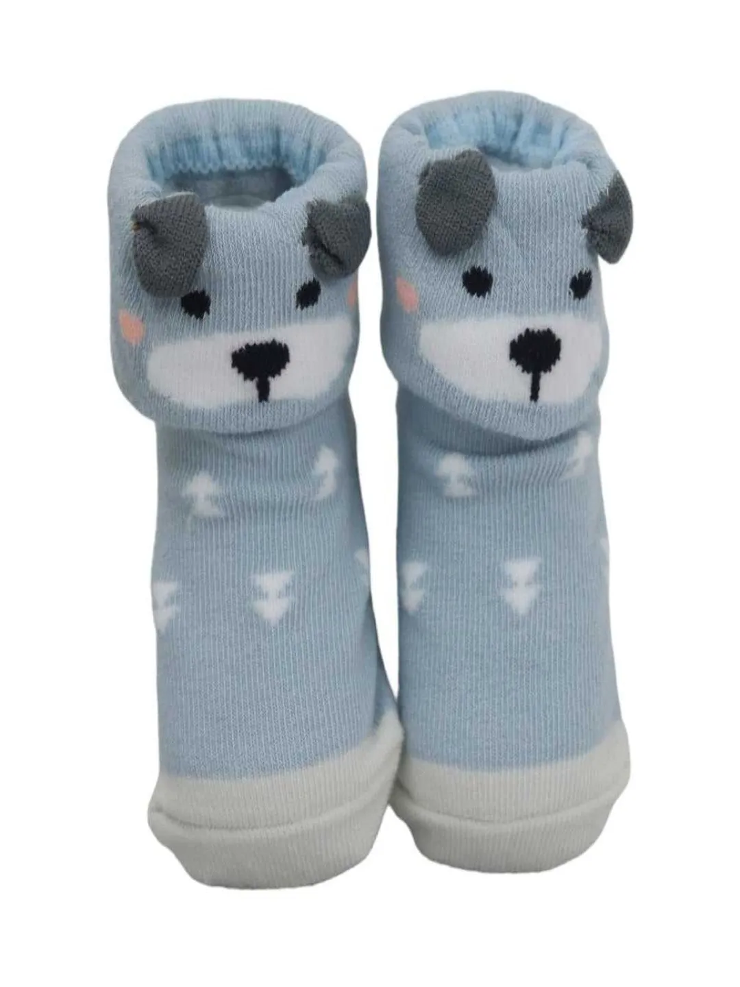 Tiny Explorers - Adorable Animal-Themed Anti-skid Socks for Baby Boys