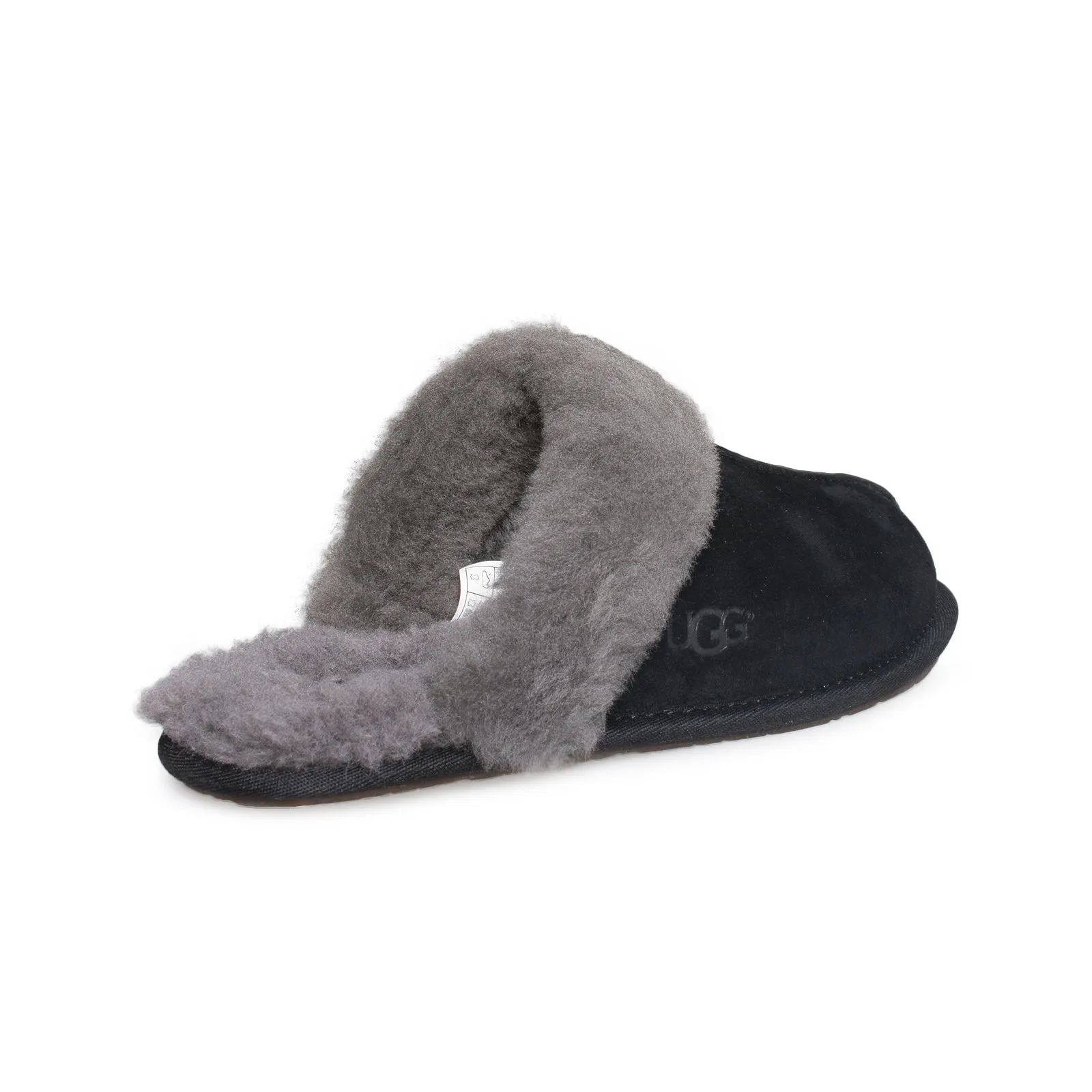 UGG Scuffette II Black / Grey Slippers