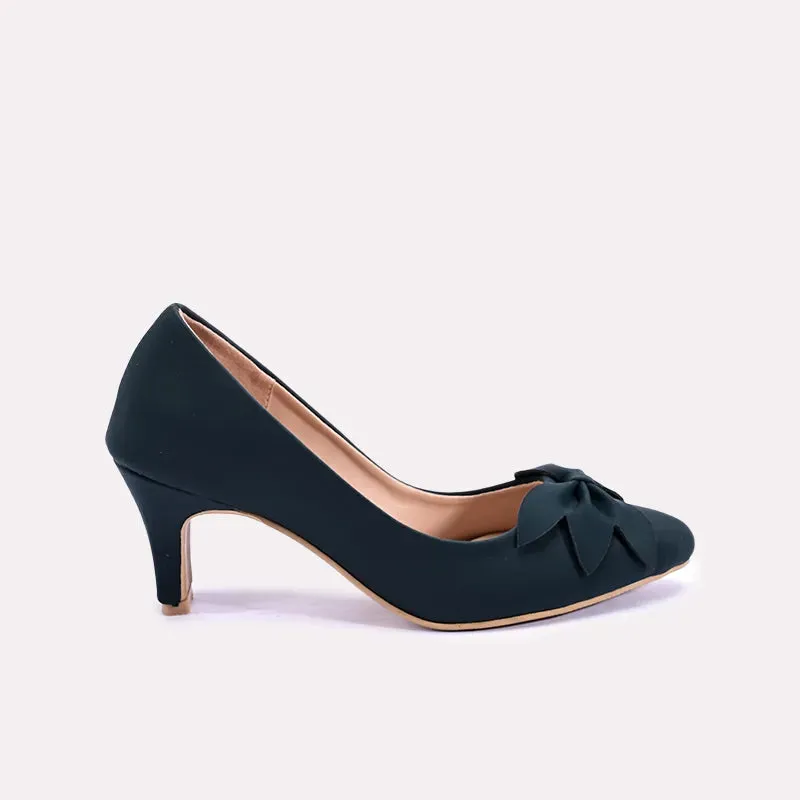 Verity Green Fancy Court Shoes 0431153