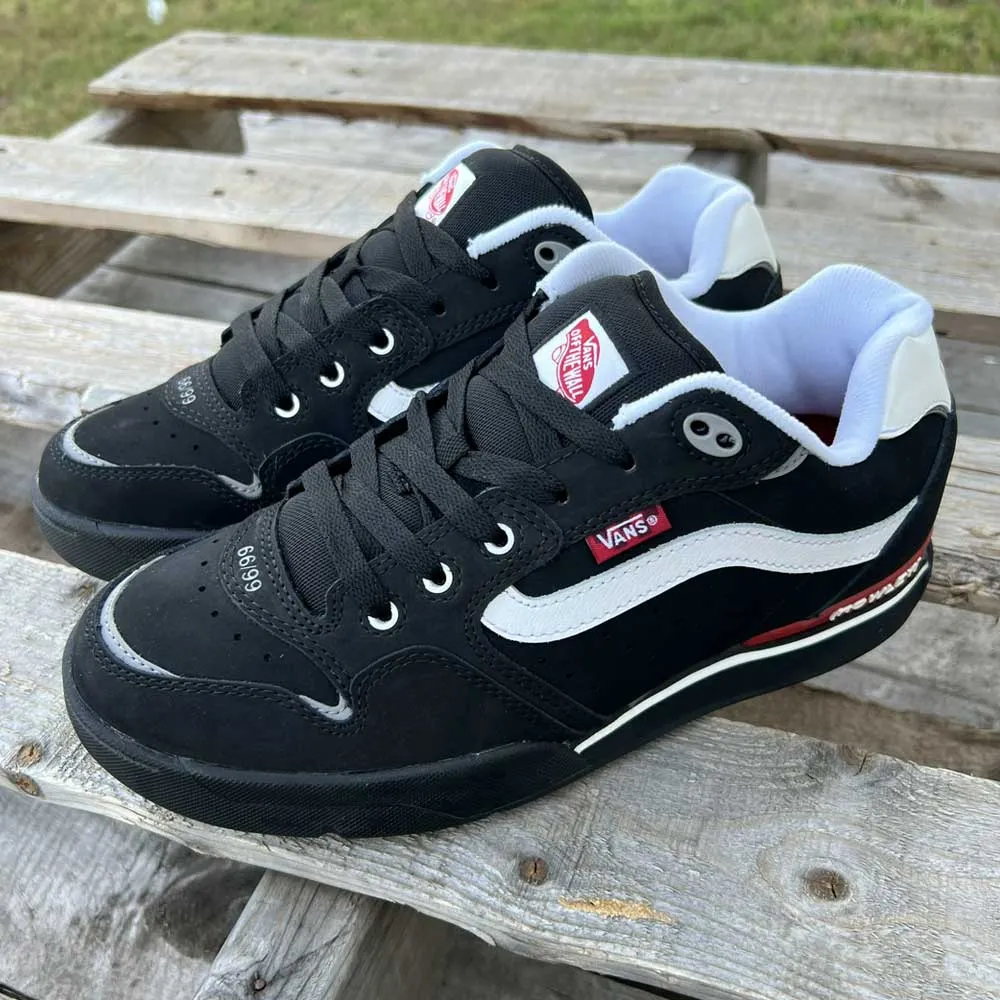 VN000D1GBWT Black White Red Rowley XLT Vans Suede Suede Skateboarding Shoes