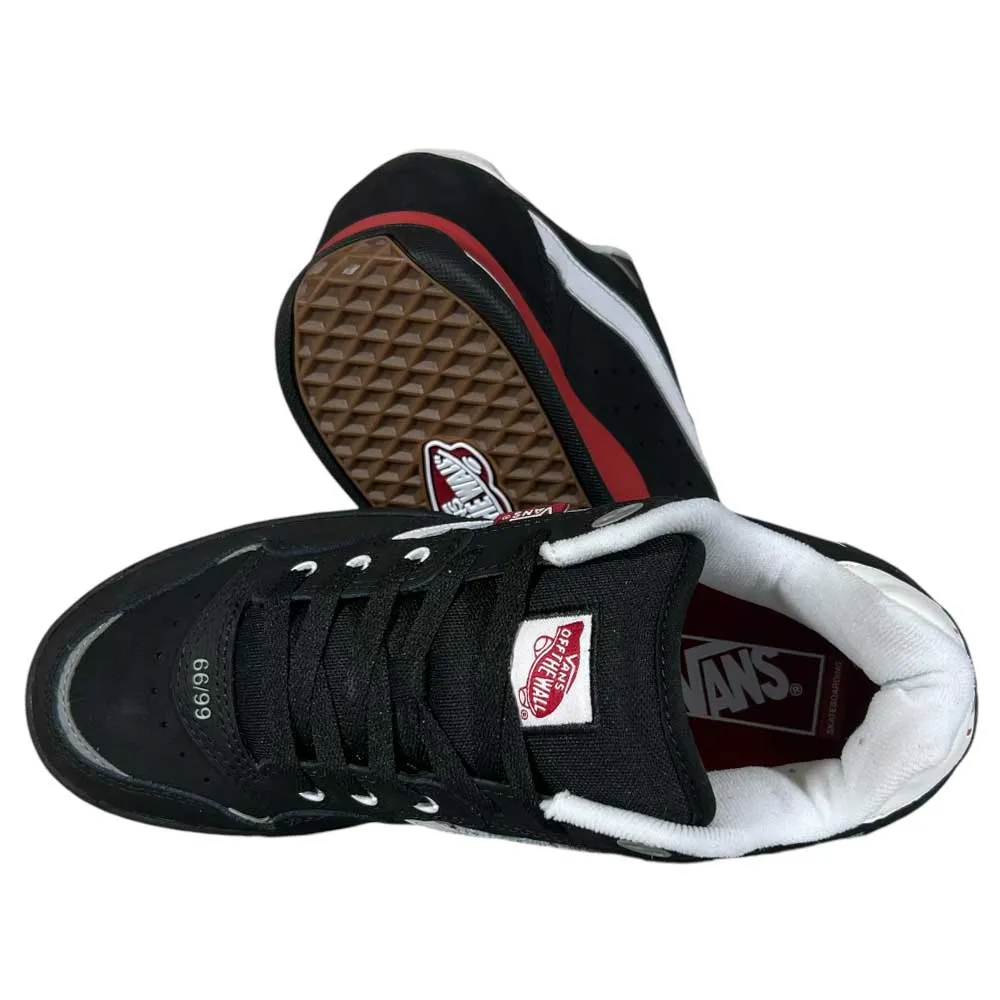 VN000D1GBWT Black White Red Rowley XLT Vans Suede Suede Skateboarding Shoes