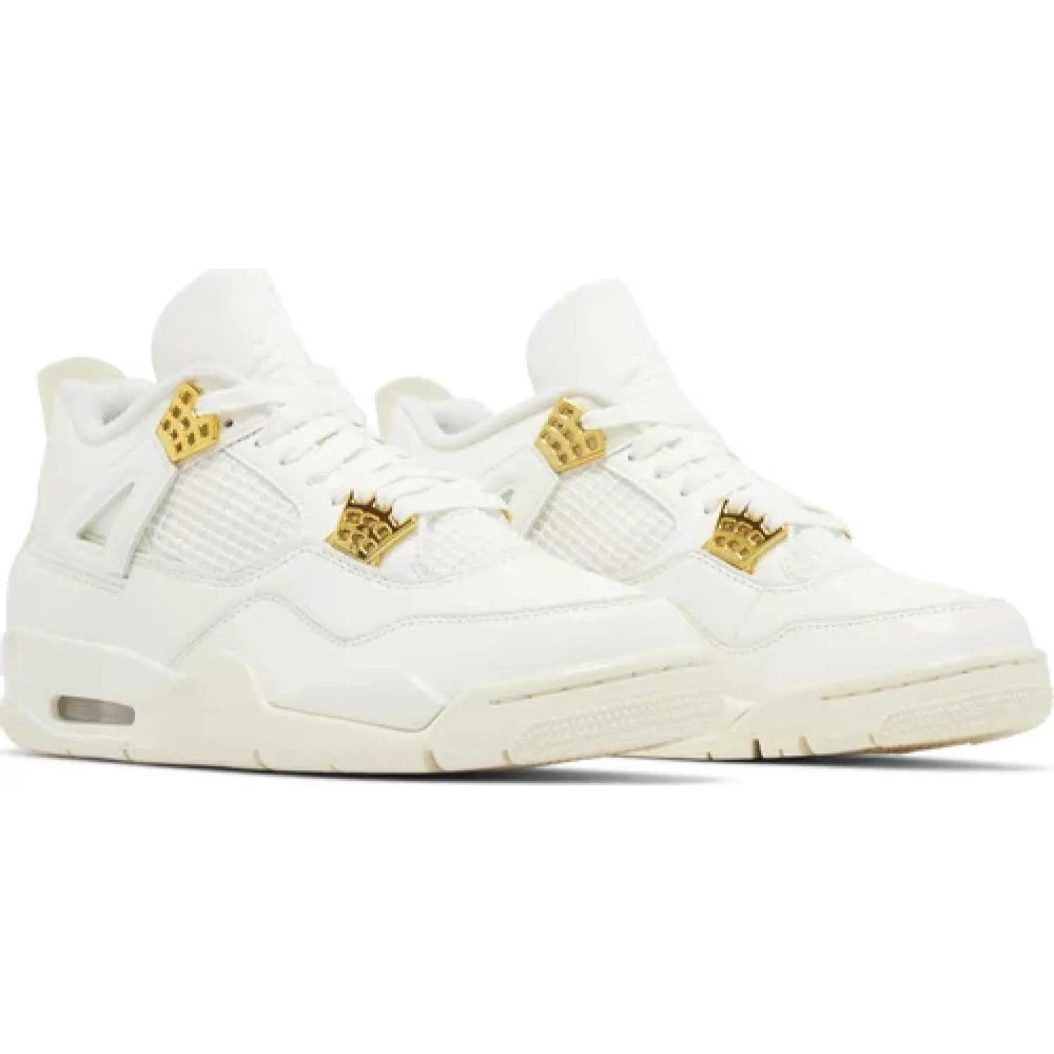 Wmns Air Jordan 4 Retro 'Metallic Sail Gold'
