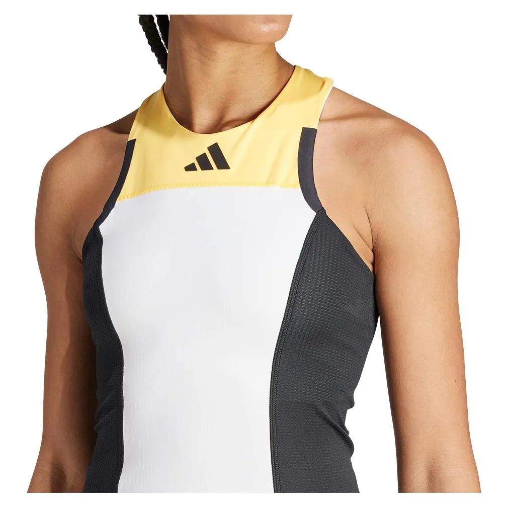 Women's Heat.RDY Y Pro Tennis Tank White and Spark