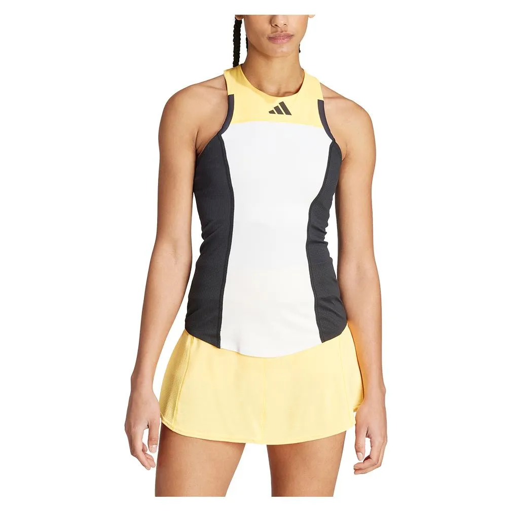 Women's Heat.RDY Y Pro Tennis Tank White and Spark